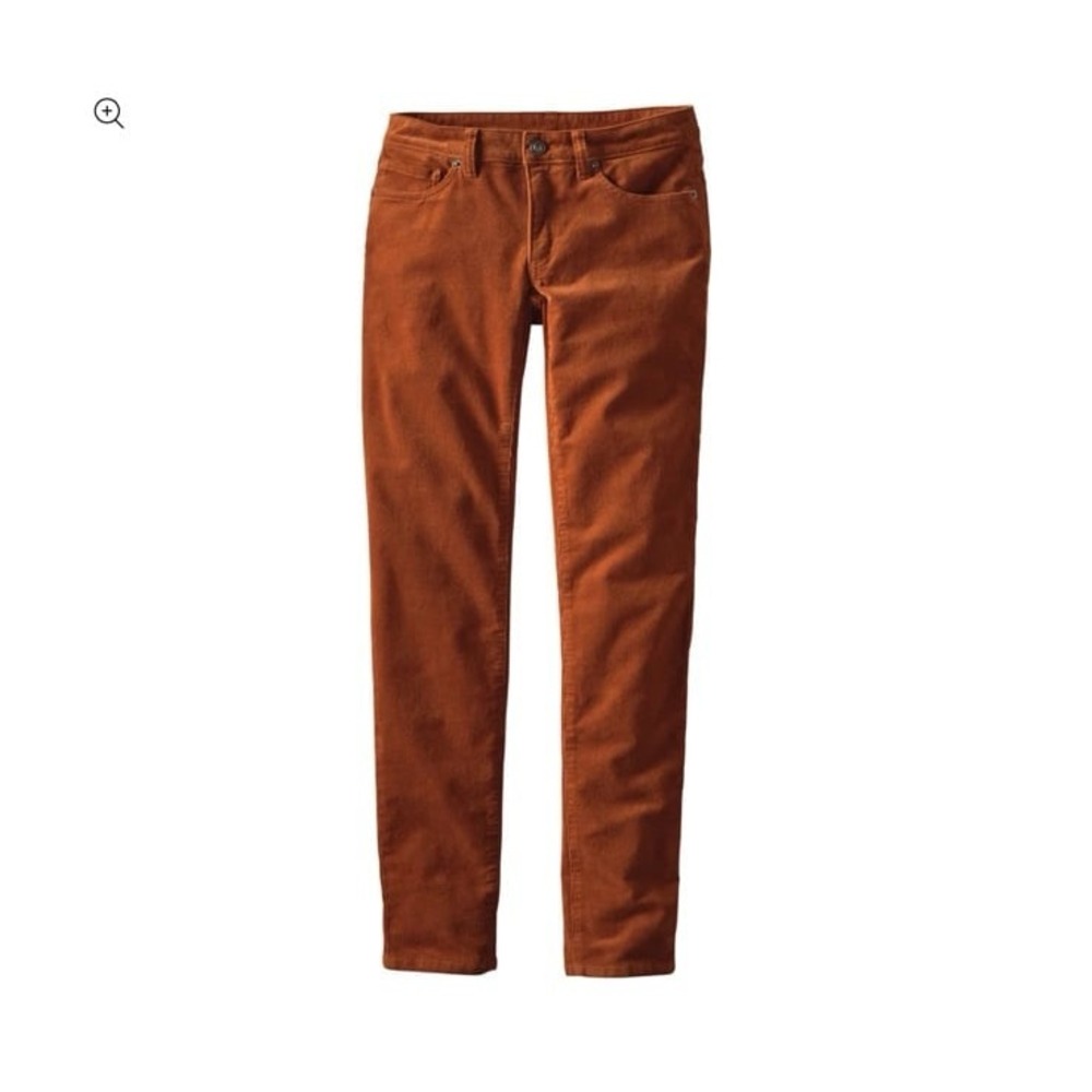 Patagonia Corduroys SZ 25/0/XXS Rust Low Rise Slim Fit
